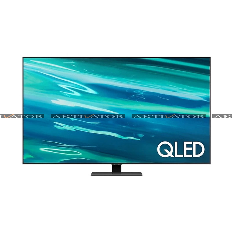 Телевизор SAMSUNG 55Q80AA (Темно-серебристый)